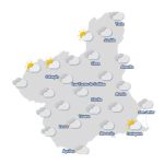Murcia weather forecast for Sunday, 26 December: light and occasional rainfall in inland areas