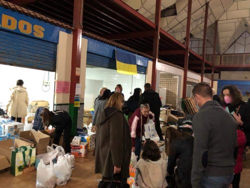 New collection of food and medical supplies for Ukraine in Albox