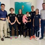 The Mayor of San Javier receives the Gymnastics and Waterpolo clubs, which together have around 300 children between initiation and competition.