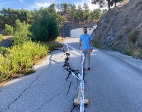 The PP of Purchena calls for the urgent repair of the road in the hamlet of Gevas