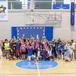 Sportsmen and women from Albox, Macael and Tíjola receive the trophies of the adapted indoor football championship.