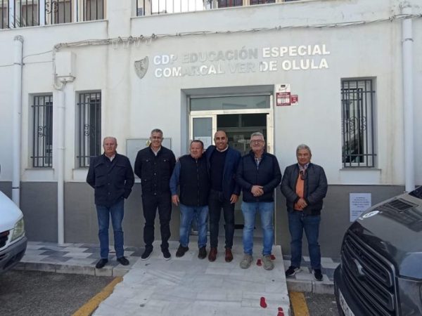 Antonio Mena visits 'Ver de Olula' which has improved its facilities with 130,000 euros in aid