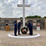 The General Air Academy honours its deceased soldiers at the San Javier cemetery.
