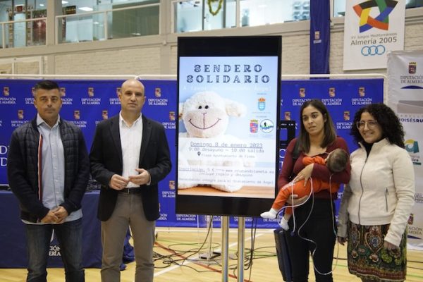 Fines and the Provincial Council of Almeria join forces to raise funds for Little Angel with a Solidarity Trail