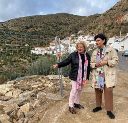 The Andalusian Regional Government earmarks 120,000 euros to repair infrastructure damaged by the rains in Laroya.