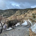 Testimonial snowfall in the region of Almanzora