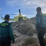 The Guardia Civil locates a hiker in a rugged area of Cabo Cope, in Águilas (Murcia)