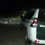 The Guardia Civil assists an injured and disoriented elderly person