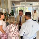 Trabalón inaugurates its mayoralty with the visit of the Education Delegate