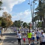 More than a thousand athletes in the II Solidarity March on Foot